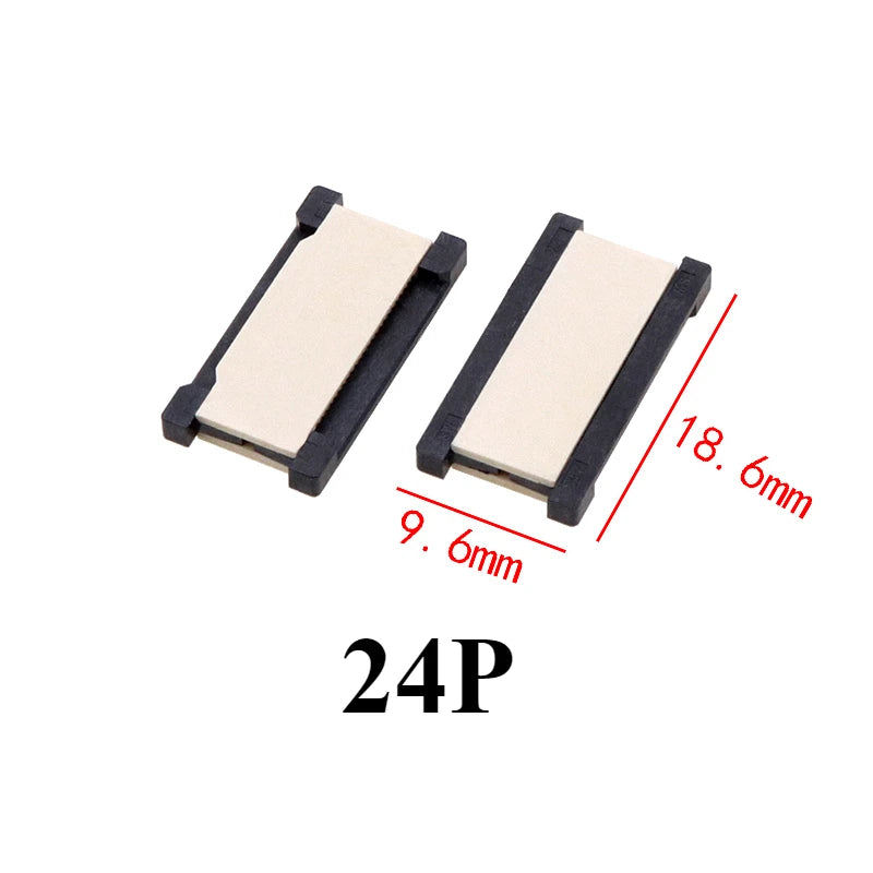 5/10/50Pcs/lot FPC FFC Flexible Flat Cable Extension Board 0.5 mm Pitch 6 20 24 30 40 50 60 Pin 6P 24P 30P 40P 50P 60P Connector