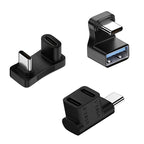 180 Degree U-shaped 100W USB 3.1 Type C Male to Female 1 to 2 Adapter OTG 10Gbps Fast Data 4K Tablet USB-C Charging Converter