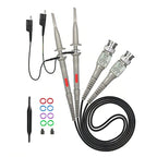 Hantek Oscilloscope Probe P6100 100MHz X1 150V X10 300V RMS 600V DC + AC Peak Applicable BNC Hantek FNIRSI Tektronix RIGOL