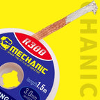 MECHANIC R300 1.0/1.5/2.0/2.5/3.0/3.5/4.0mm Width 1.5m Length Desoldering Braid Welding Remover Copper Solder Wick Wire Cord PCB