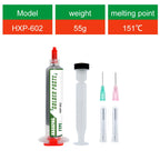 151 ° C/303.8 ° F New Solder Paste, No Need for Cleaning, Solder Repair and Maintenance, Lead-Free Solder Paste Flux, 10g/35g/55