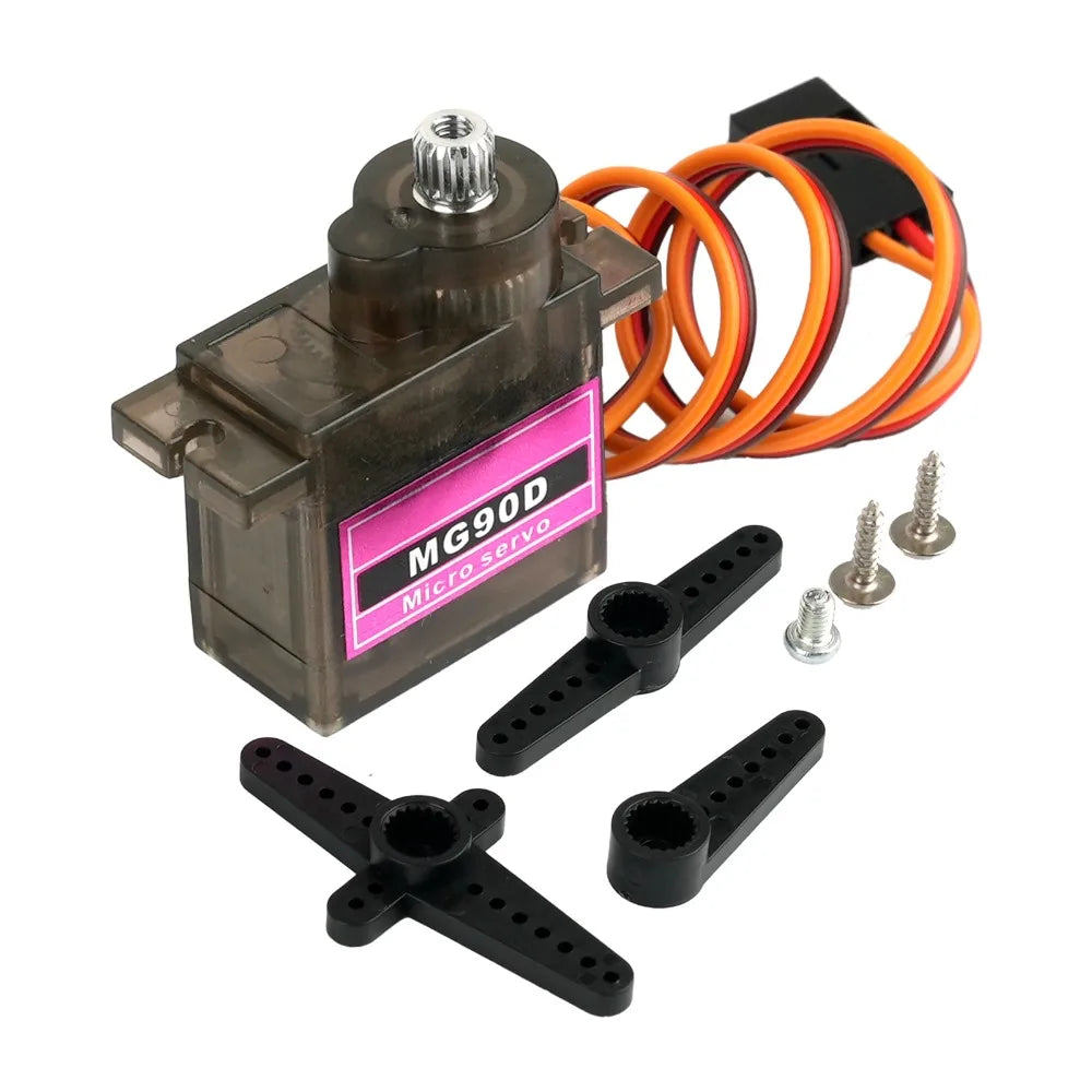 MG90D 10/20/30/40/50Pcs Micro Digital Servo Motor Full Metal Gear 180/270/360 Degree For RC Airplane Helicopter Car Boat Model