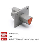 Deutsch DT Industrial DT04-8P-L012 Flange Mount Connector IP68 | 22-16AWG for Heavy Duty Truck & Bus Electrical Systems
