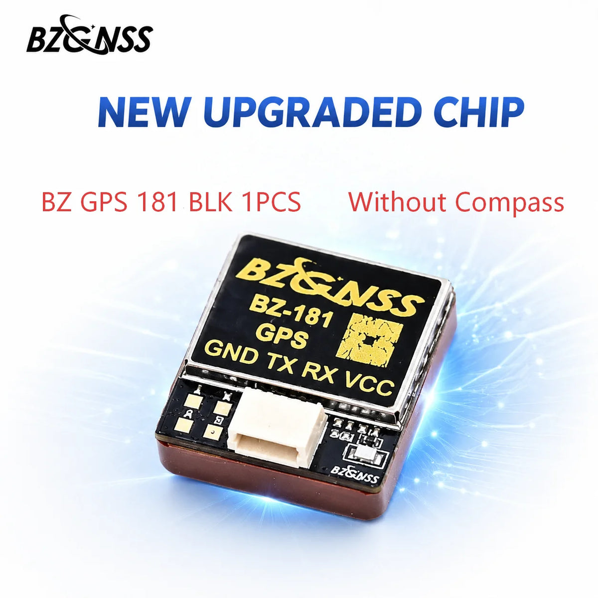 BZGNSS BZ-181 UBLOX M10 GPS Module for FPV Drone, 10Hz Dual Protocol 5V UART for F405 F722, GEPRC GEP-M10 Alternative No Compass