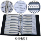 0402 0603 0805 1206 2512 1% SMT Chip Resistor Assortment Kit  SMD Capacitors Sample book