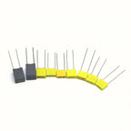 240Pcs Correction Capacitor Assorted Kit 24Values x 10Pcs 63V-100V 102J-105J Polypropylene Safety Plastic Film Capacitors
