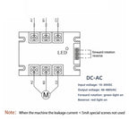 Three-phase Solid State Relay SSR 3 Phase 10A 25A 40A 60A 80A 100A 120A 150A 200A AC Control AC DC Control AC 25DA 380VAC