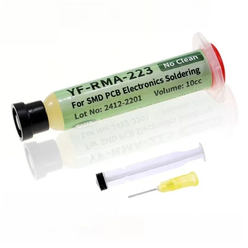 RMA-223 10cc Flux No Clean Flux Soldering Iron Welding Flux Consumer Electronics Repair Solder Paste For Phone LED BGA SMD PGA