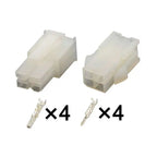 4.20mm 4pin 9012040/39012041 Radio Socket Automotive Connector Mini-Fit Terminals Harness Jr 5559 Spacing Rubber Shell