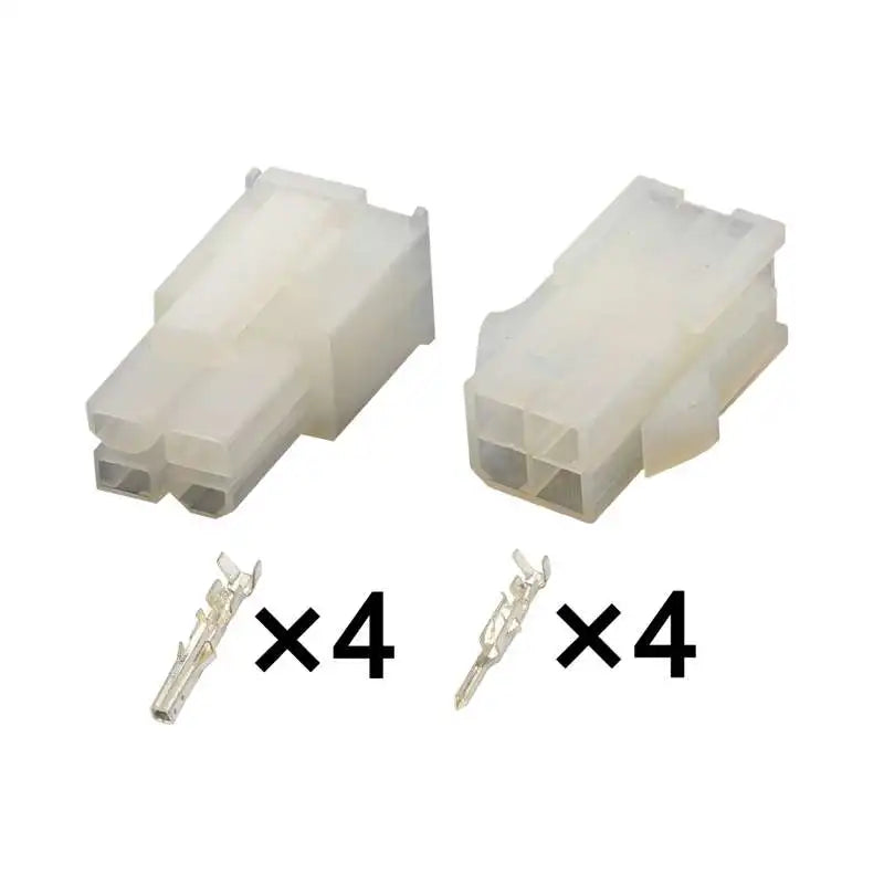 4.20mm 4pin 9012040/39012041 Radio Socket Automotive Connector Mini-Fit Terminals Harness Jr 5559 Spacing Rubber Shell