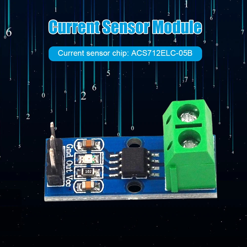 1/5/10Pcs ACS712 5A 20A 30A Range Hall Current Sensor Module ACS712 Sensors Module For Arduino DIY Electronic Kit