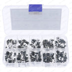 100pcs 10value 6x6mm Panel PCB Momentary Tactile Tact Mini Switch kit Box6*6*4.3/5/6/6.5/7/8/9/10/11/12mm Right Angle With stent