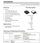SM4336N SM4337 SM4364A SM4365N SM4370 SM4373NA SM4377N SM4378 4503NH 4504NH 4508NH N-Channel Enhancement Power Transistor MOSFET