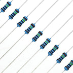 600pcs 1% Resistor Set Resistance 1/4W Metal Film Resistors Kit 10Ohm ~1M Ohm 30Values Electronic Components Kit