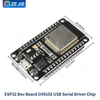 ESP32 Development Board Module, 8266 Wireless WiFi + Bluetooth, Dual-Core CPU, CH340 Chip, ESP32 Programming Socket