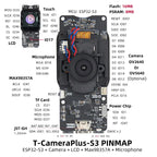 LILYGO T-Camera Plus S3 ESP32-S3 OV2640 development board 1.3 inch LCD microphone + MAX98357A + speaker kit ESP32-S3 camera