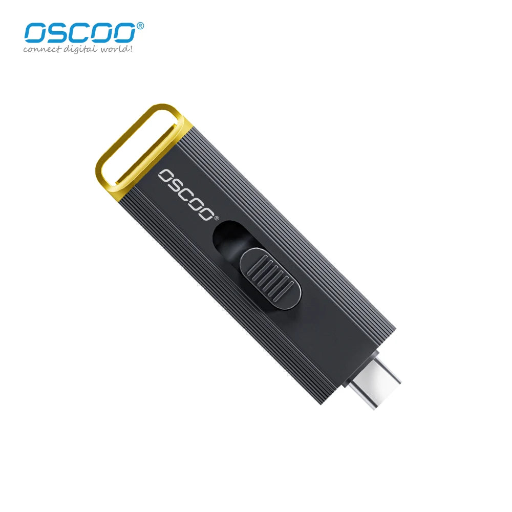 OSCOO PSSD 1TB SSD USB Flash Drive 20Gbps 3D TLC Nand Flash Type C 3.2 Gen2*2 Memory Disk Wireless Portable SSD USB Flash Drive
