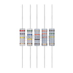 10PCS 5W 5% Carbon Film Resistor 1R - 1M 2.2R 10R 22R 47R 51R 100R 150R 470R 1K 2K2 4.7K 10K 15K 47K 100K 4.7 5.1 62 510 Ohm Ω