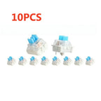 10/50/200pcs Keyboard Switch Keyboard Clicker Key Replacement 3 Pin Tactile Switch Plastic For Replacement Accessories