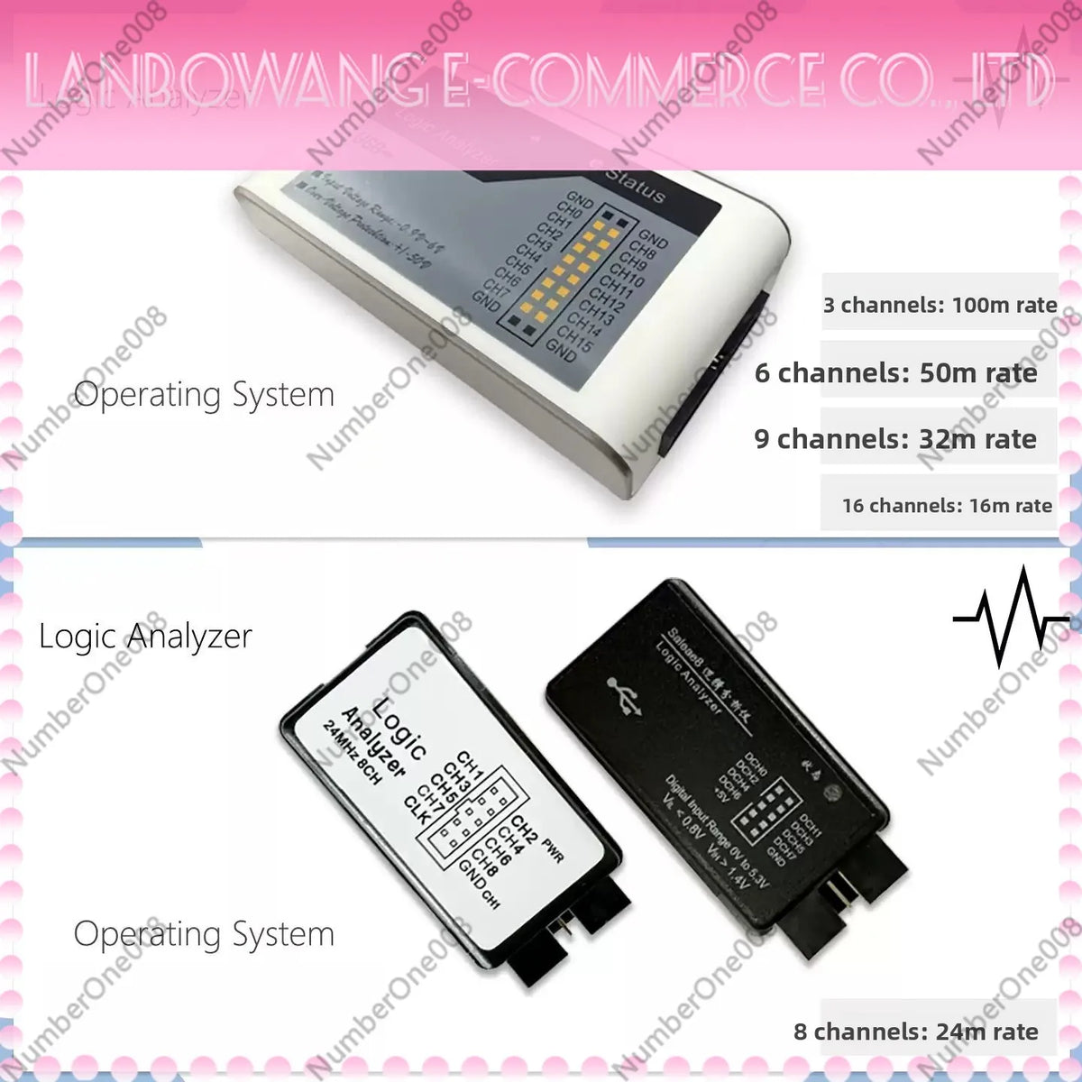 Logic Analyzer Saleae Logic16 Channel 100M Full Channel Digital Signal Oscilloscope