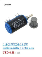 LA42DWQ-22 1K 2K 5K 10K 20K 50K 100K 200K 22mm Diameter Pots Rotary Potentiometer Converter Governor Inverter Resistance Switch