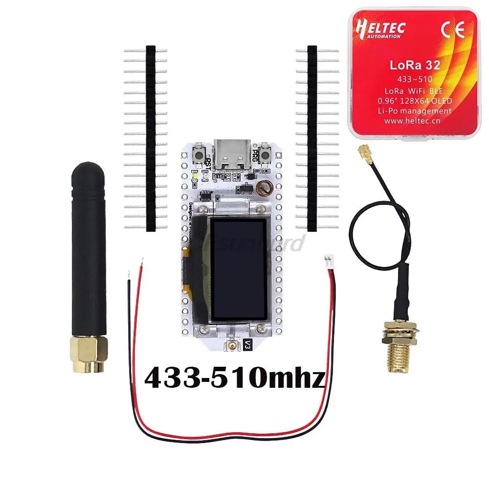 SX1276 SX1278 ESP32 LoRa 868MHz/915MHz/433MHz 0.96 Inch Blue OLED Display Bluetooth WIFI Kit 32 Development Board