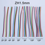 YanXi 10PCS SH1.0 1.25 ZH1.5 PH2.0 XH2.54 Connector Female Plug 2/3/4/5/6/8/9/10/12Pin With Cable Terminal Wire 10/20/30cm