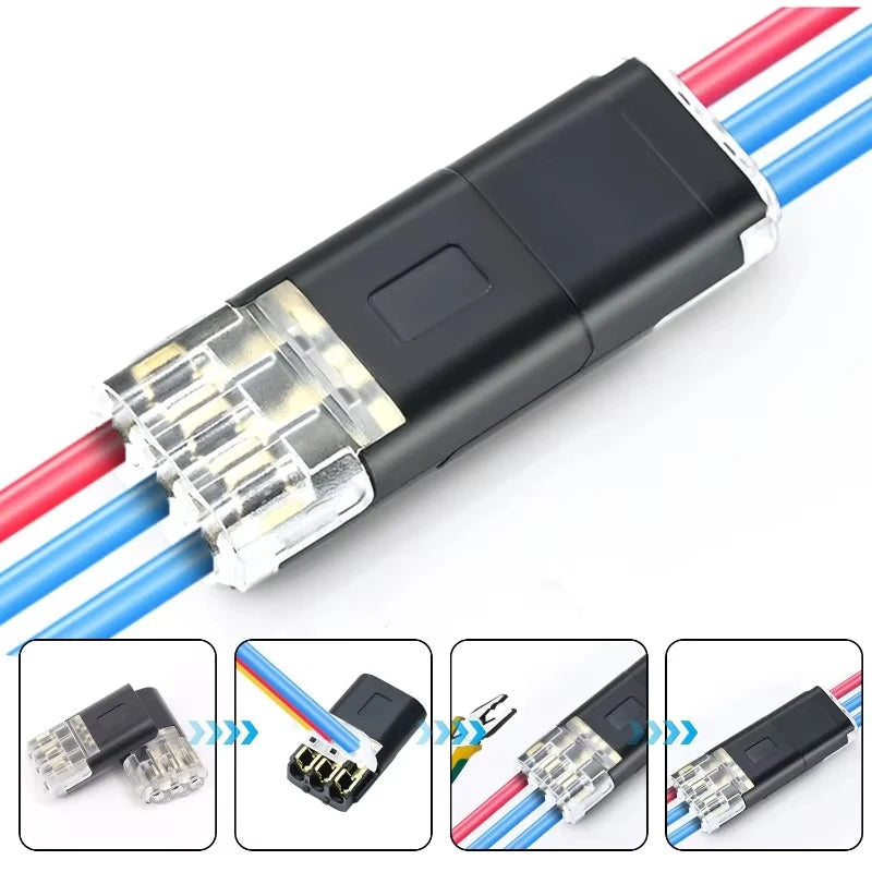 Premium Automotive Wire Connector Detachable Plug, No-Strip Quick Connect, Reliable Durable for Universal Electrical Connections