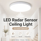 LED Radar Sensor Light Waterproof Ip44 220V Ceiling Lamp for Living Room Bathroom Corridor Decor Led Panel Light Motion Sensor