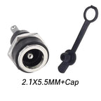 10/50/200Pcs DC-022B DC Power Socket 5.5x2.1/2.5mm Panel Mount Female Jack Socket  DC Connector DC022B