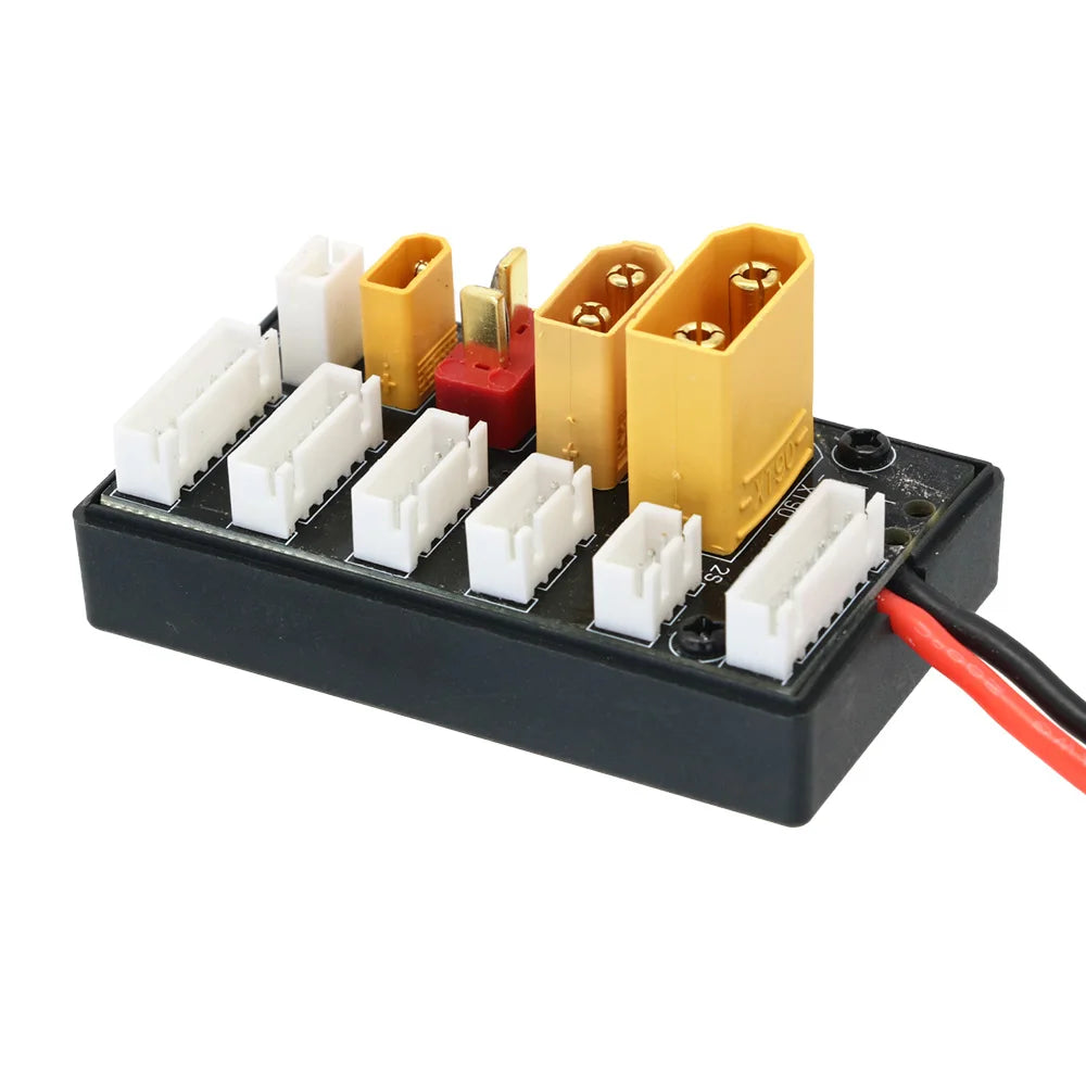 XT30 XT60 XT90 JST T Plug 2-6S Parallel Charging Board Lipo Battery Charger Connector for Imax B6 B6AC ISDT Q6 Lite Charger