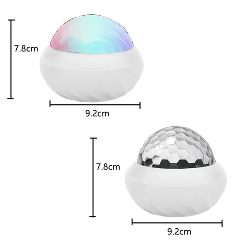 RGB Projection Night Lights Aurora Starry Northern Light Projector Atmosphere Lamp USB Plug Remote Control for Room Party Decor