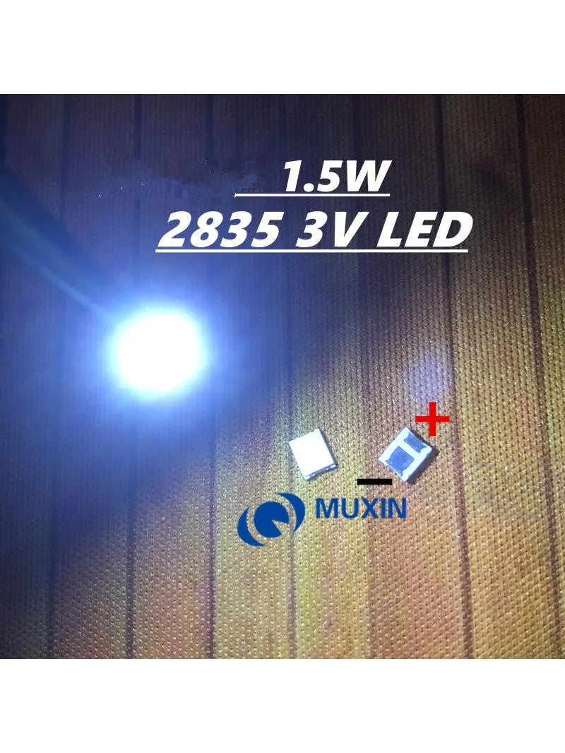 1000pcs 2835 3528 repair LED LCD TV backlight beads MX SEOUL JF 1W-2W 3V 6V cold white light commonly used