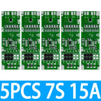 1~5PCS BMS 7S 24V 10A 15A 20A 30A Li-ion 18650 Battery Charge Board With Balance Function Short Circuit / Temperature Protection