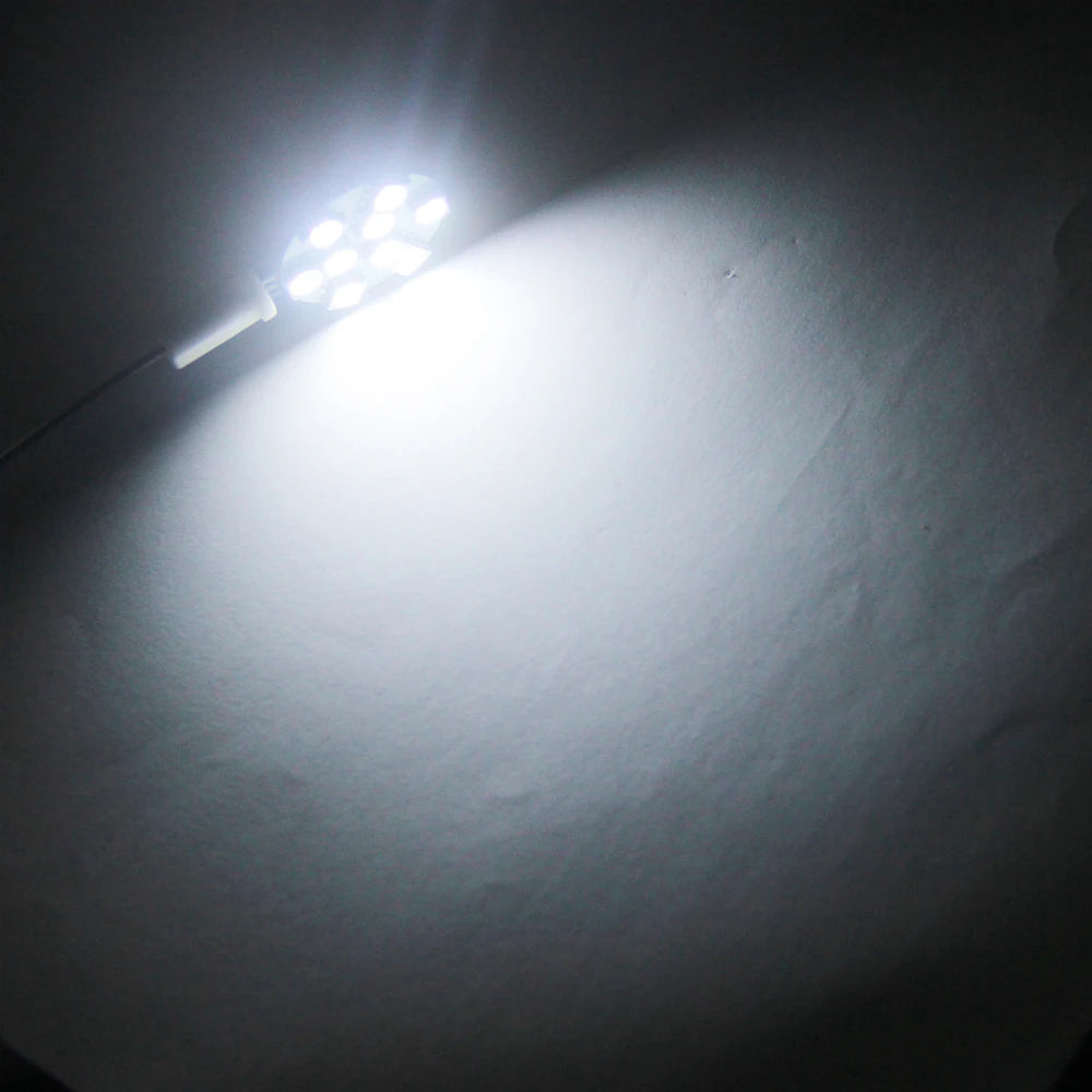 5PCS Mini G4 LED Bulbs DC 12V 5050 SMD 1.2W 2.4W 5W 120 Degree Bi-pin Cold Warm White Halogen Replacement Lamp