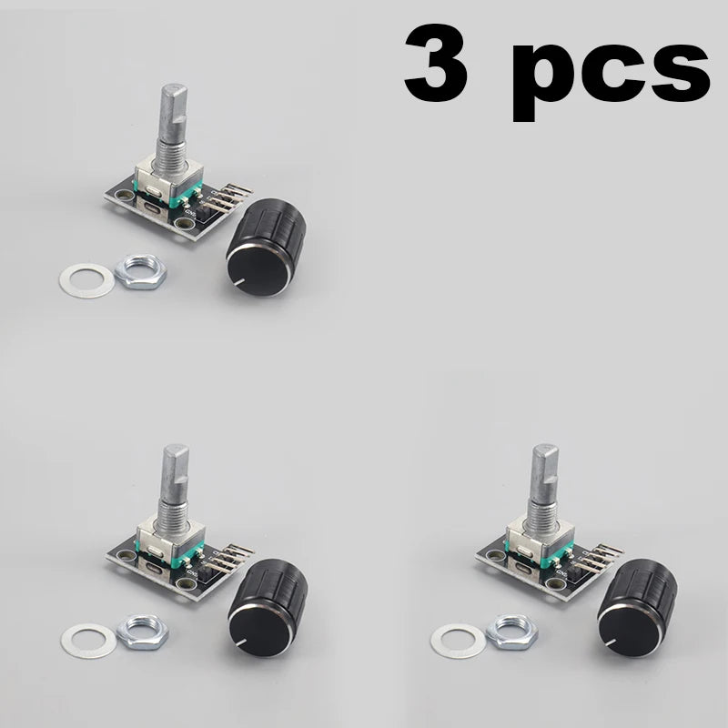 KY-040 360 Degree Infinite Rotary Encoder Module 20 Pulse 5V with Knob for Arduino Raspberry Pi ESP32 STM32 Brick Sensor DIY