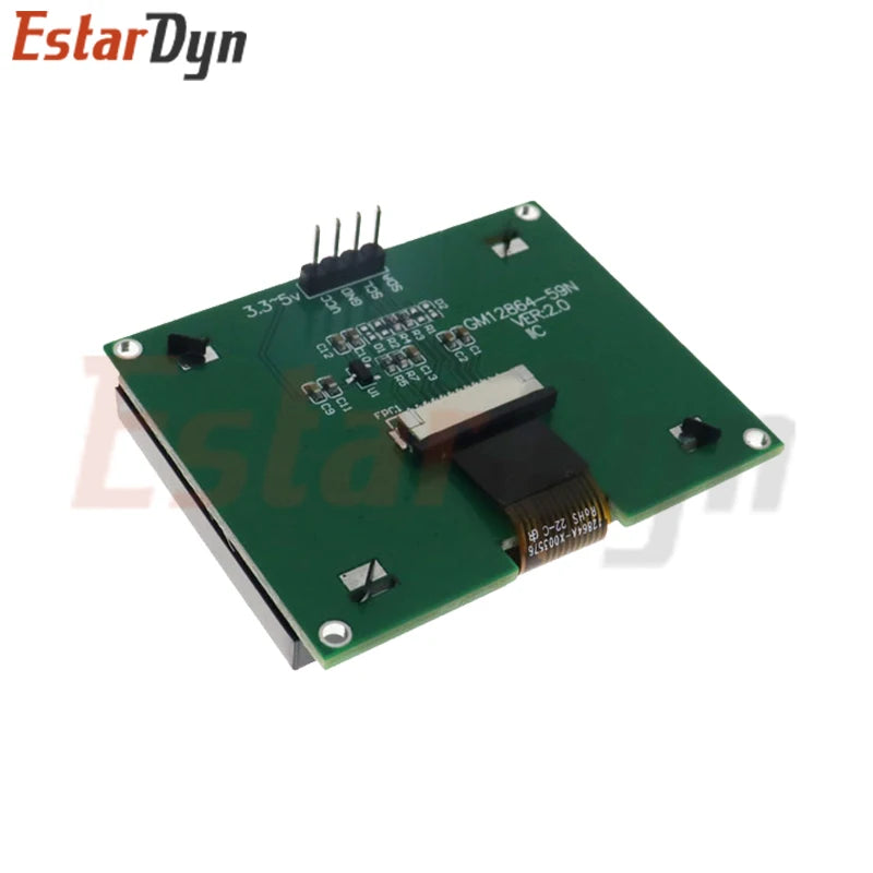 12864 IIC 4P LCD Module 128X64 I2C ST7567S COG Graphic Display Screen Board LCM Panel 128x64 Dot Matrix Screen for