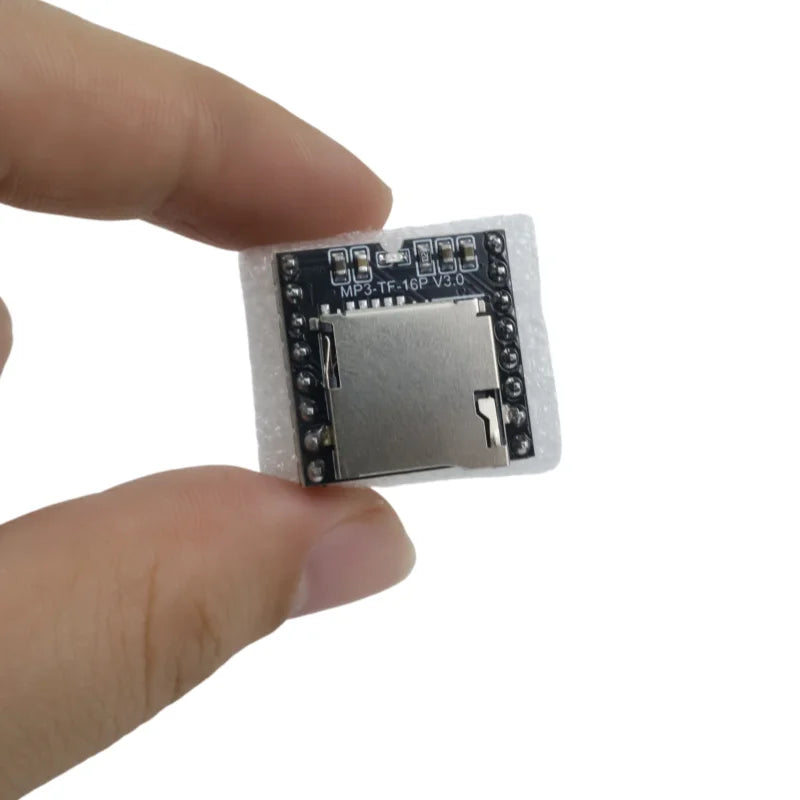 DFPlayer Mini MP3 Player Module V3.0 TF Card U Disk Serial IO Voice Decoder Audio DIY Sound Module MP3-TF-16P for Arduino