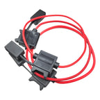 32V ATC Medium Blade Fuse Holder Waterproof for ATC/ATO Inline with 16/14/12AWG Wires - Selectable 5A 10A 15A 20A 40A Fuses