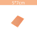 1-10PCS 5*7CM 7x9cm 9x15cm PCB Breadboard Protoboard Single-Sided Universal Printed Circuit Boards 2.54  MM Thick DIY Set Yellow