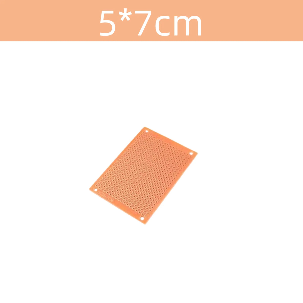1-10PCS 5*7CM 7x9cm 9x15cm PCB Breadboard Protoboard Single-Sided Universal Printed Circuit Boards 2.54  MM Thick DIY Set Yellow