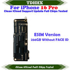 512gb Mainboard With system For iPhone 16 Pro Clean iCloud 256gb Logic Board 128G Full Function Support Update 16Pro Motherboard