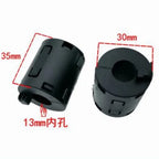 5MM 6.5MM 8MM 10MM 13MM 15MM Inner Bore EMI Filter Ferrite Bead Clip Cable Wire Noise Cancel Ferrite Ring Black/Grey