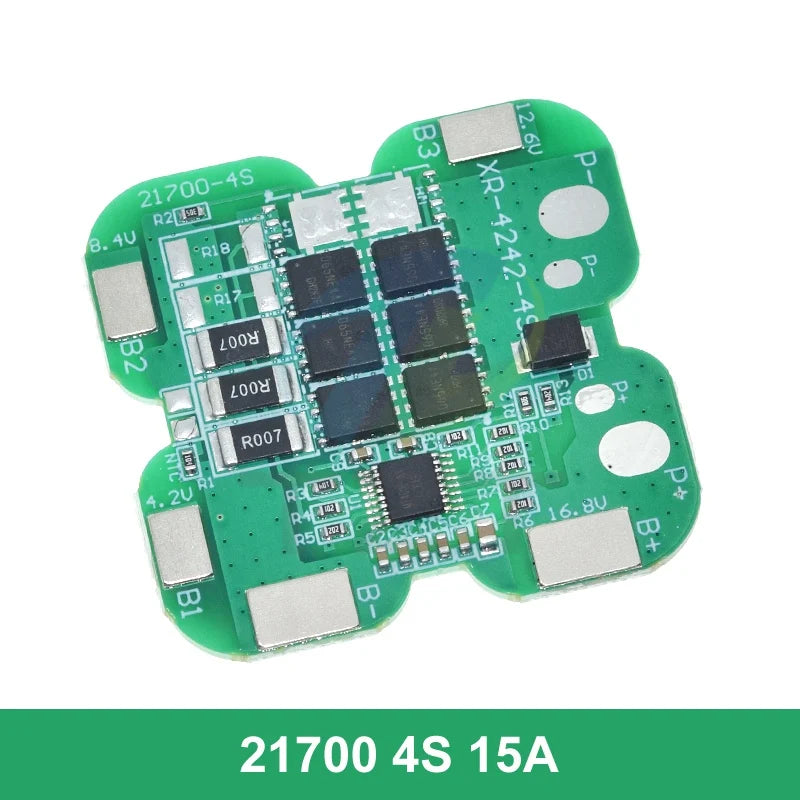 4S 21700 BMS 20A 15A 8A Charging Module 16.8V Li-ion Lithium Battery Charge Board Protection Board for Drill Motor Electric Tool