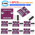 AHT20+BMP280 Atmospheric Barometric Pressure Sensor High Precision Temperature Humidity Barometric Pressure Sensor