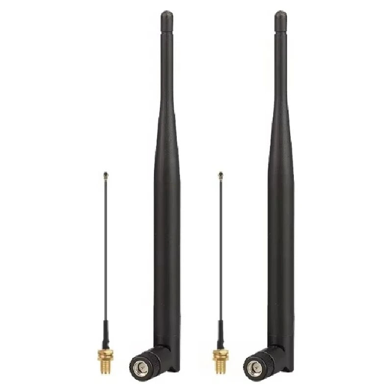 AU61-SMA To U. FL Connector 10CM 5Dbi Lora 868Mhz 915Mhz Antenna 2PCS For Meshtastic Lorawan Board Cable