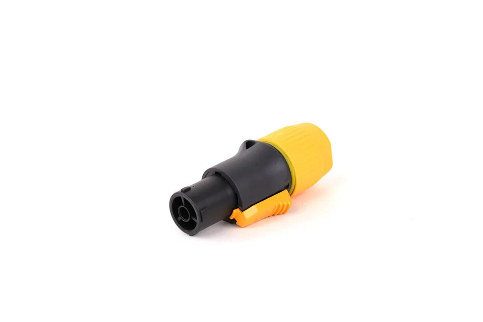 1pc 3Pins Male Powercon Power Supply Plug Industrial Audio LED Large Screen Lighting PA66 Material IP65 Grade