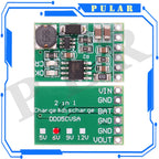 3.7V 4.2V Charger PLR 5V 6V 9V 12V Discharger Board DC DC Converter Boost Module for diy UPS mobile power 18650 lithium battery