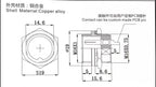 GX12/GX16/GX20 Female Connector 2/3/4/5/6/7/8/9/10/12/14/15Pin Wire Panel Connector Aviation Plug Circular Socket