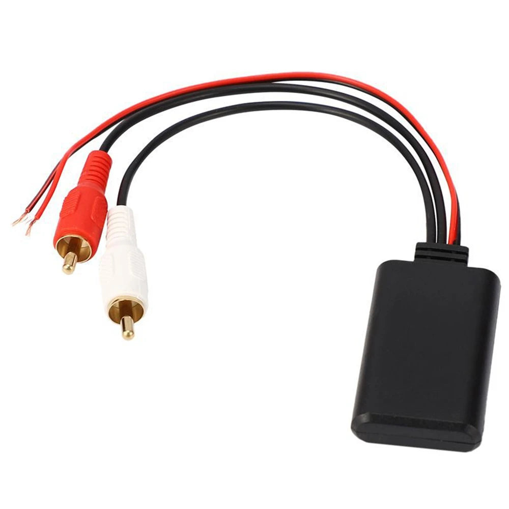 Car Wireless Bluetooth-compatible Receiver Module AUX Adapter Music Audio Stereo Receiver For 2RCA Interface Vehicles